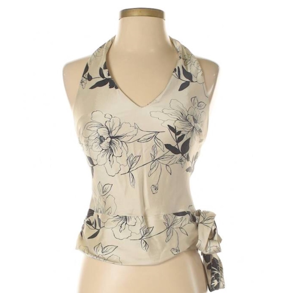 Banana Republic silk halter top-size medium.